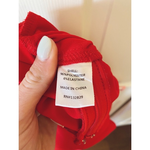 by the way. (Revolve) Red Jumpsuit - Picture 7 of 8